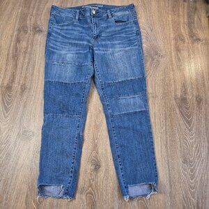 American Eagle Jegging Plus Sz 14 Super Stretch Ankle Jeans Denim